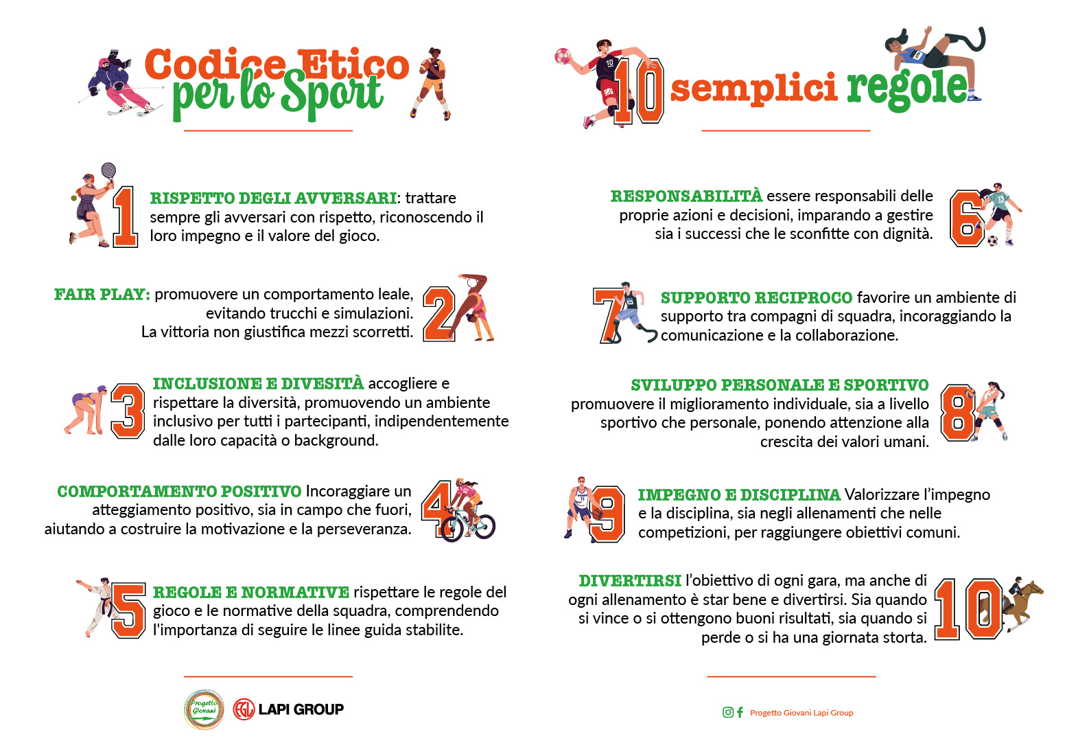 codice etico dello sport lapi group